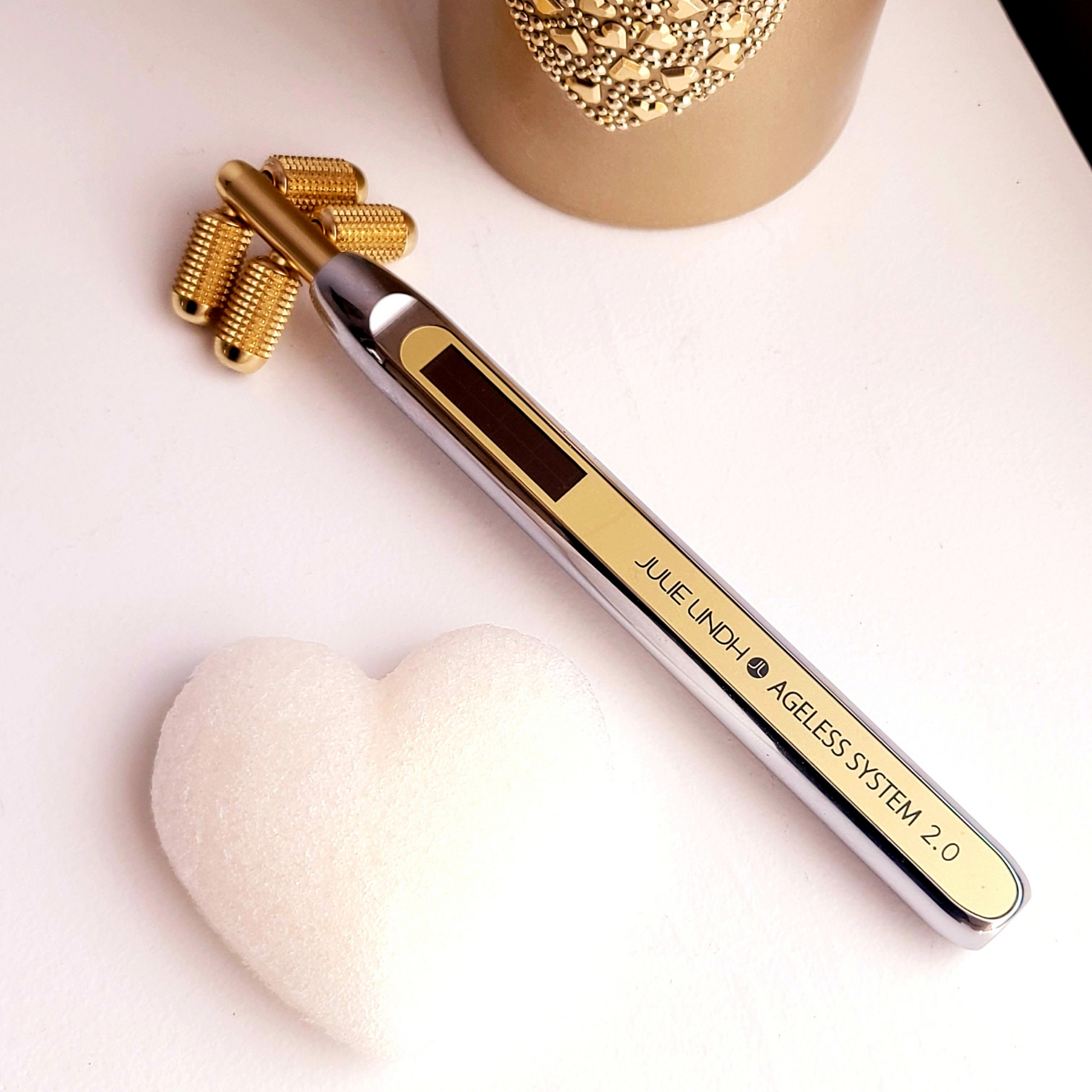 Ageless System Beauty Wand 2.0 [Solar Powered Micro-current +  Micro-needling]